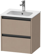 leinen / 2 Schubkästen / Waschtischunterbau