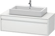 DURAVIT Ketho Waschtischunterbau 1200 mm weiß matt – wandhängend, 1 Auszug, Soft-Close