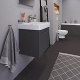 Duravit No.1 Waschtischunterbau wandhängend 540 mm mit 1 Auszug, weiß matt