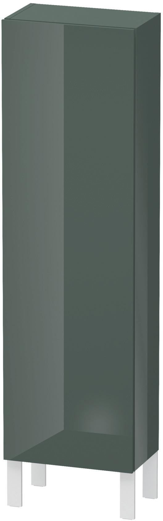 Duravit Halbhochschrank L-Cube 243x400x1320mm 1 Tür links, Amerikanisch Nussbaum