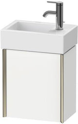 Duravit Waschtischunterbau XVIU 397 mm – Wandhängend, 1 Tür, Aluminiumprofil, für Vero Air