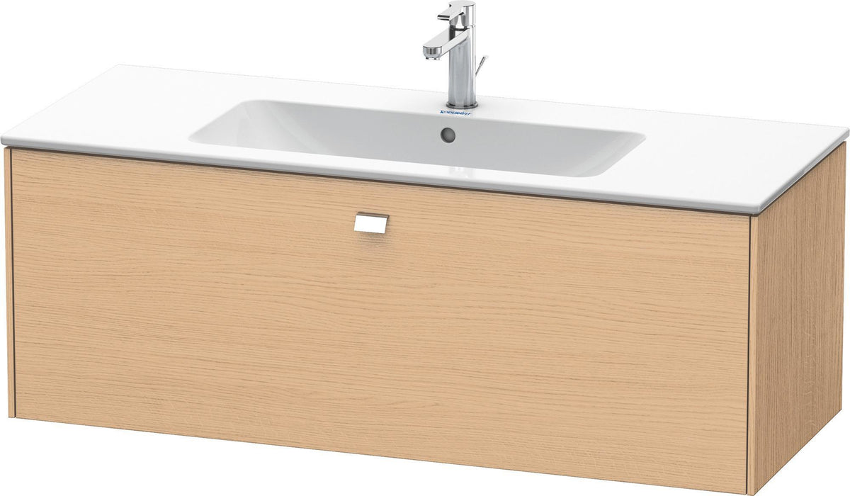 Duravit Brioso Waschtischunterbau 620 mm betongrau matt mit 1 Auszug und Soft-Close