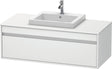 DURAVIT Ketho Waschtischunterbau wandhängend 1200 mm weiß matt mit 1 Auszug