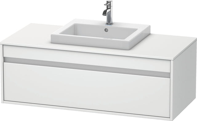 DURAVIT Ketho Waschtischunterbau wandhängend 1200 mm weiß matt mit 1 Auszug