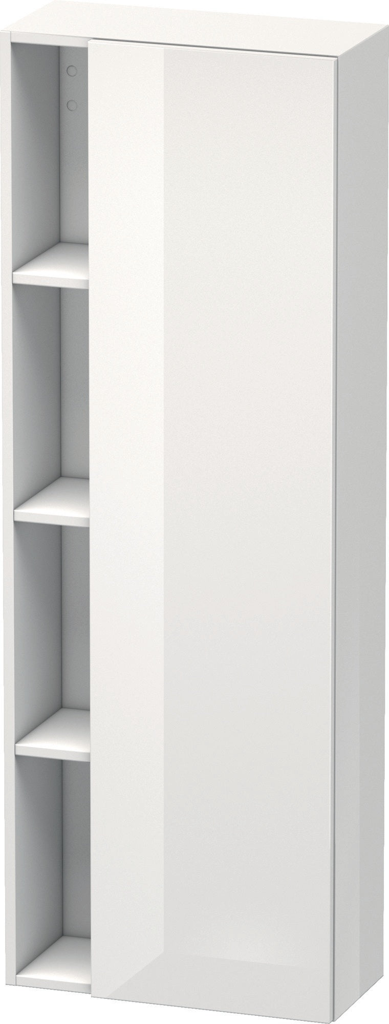 DURAVIT DuraStyle Hochschrank 1400 mm, 1 Tür links, weiß matt – wandhängend mit Soft-Close