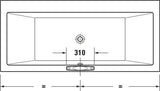 DURAVIT Wannengriff Universal 300 mm glanzverchromt – Haltegriff für sicheren Halt in der Badewanne