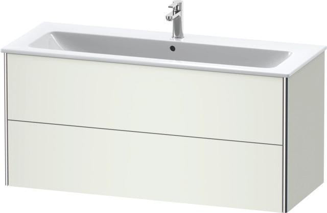 Duravit XSquare Waschtischunterbau 1210 mm mit 2 Schubkästen, s-matt, für ME by Starck