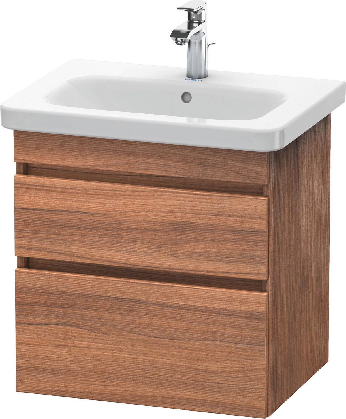 DURAVIT DuraStyle Waschtischunterbau wandhängend 580 mm mit 2 Schubkästen, weiß matt
