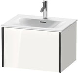 Duravit XViu Waschtischunterbau 610 mm weiß matt mit Tip-On-Technik und einem Auszug