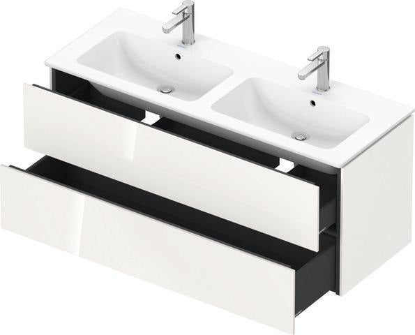 Duravit L-Cube Waschtischunterbau 1290 mm taupe supermatt mit Tip-On-Technik