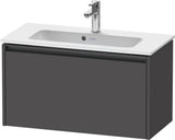 DURAVIT Ketho.2 Waschtischunterbau 810 mm betongrau matt mit Auszug und Soft-Close