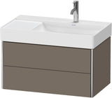 DURAVIT XSquare Waschtischunterbau wandhängend 784 mm mit 2 Schubkästen, weiß matt