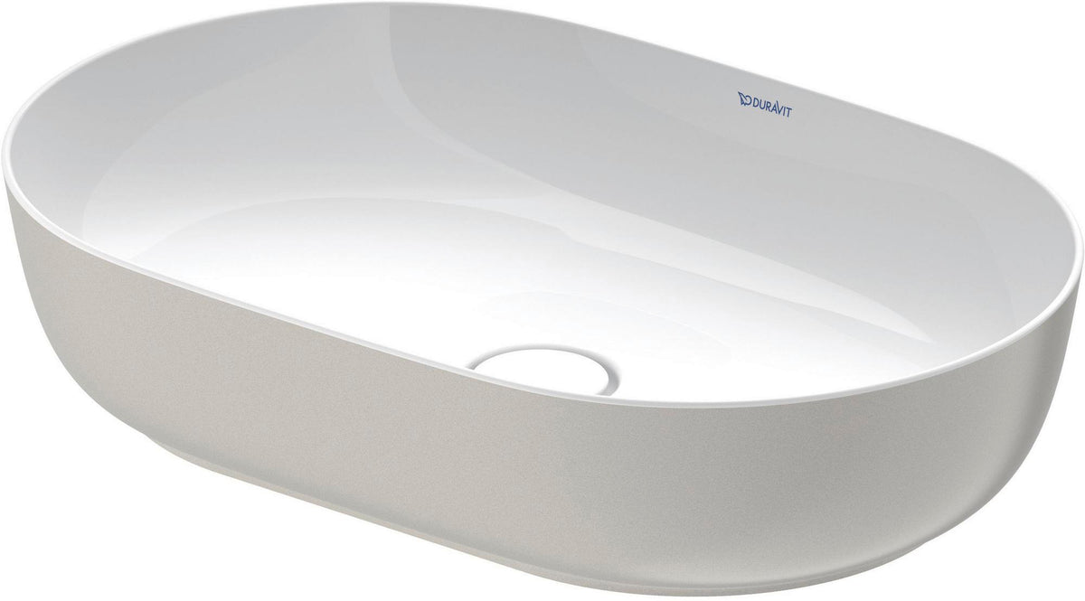 DURAVIT Aufsatzbecken Luv 600 mm Weiß WonderGliss ohne Überlauf