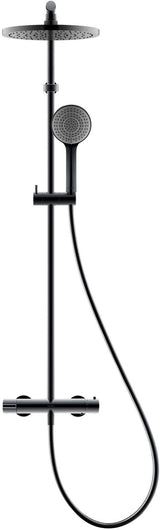 Duravit Duschsystem B.1 mit Brausethermostat, chrom Hochglanz, Kopf- und Handbrause