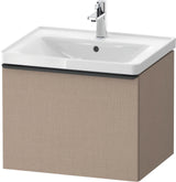 DURAVIT D-Neo Waschtischunterbau 584 mm betongrau matt mit 1 Auszug und Soft-Close