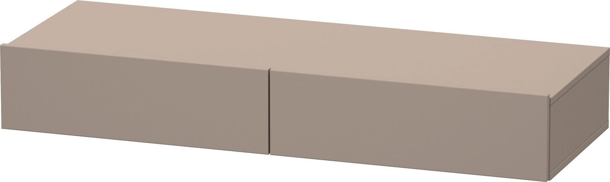 Duravit DuraStyle Schubkastenablage 1200 mm, 2 Schubkästen, basalt matt – wandhängend