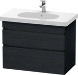 DURAVIT DuraStyle Waschtischunterbau 800 mm wandhängend, 2 Schubkästen, weiß matt – mit Soft-Close