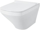 DURAVIT DuraStyle WC-Sitz mit SoftClose Absenkautomatik & Edelstahl-Scharnieren, Weiß