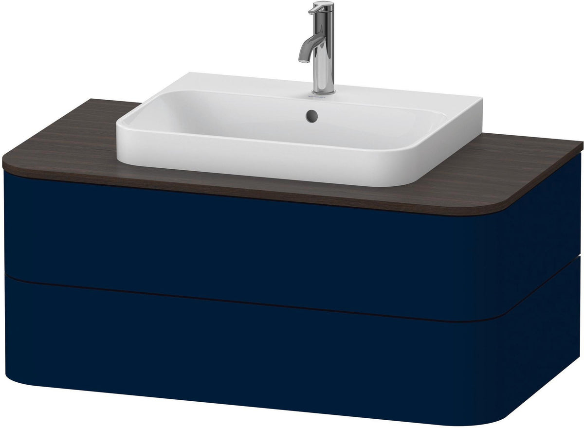 Duravit Happy D.2 Konsolenwaschtischunterbau 1000 mm Taupe Supermatt mit Tip-on und Soft-Close