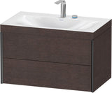 DURAVIT XViu c-bonded Waschtischset wandhängend 800x480x503mm mit 2 Schubkästen, Push-Open und Soft-Close