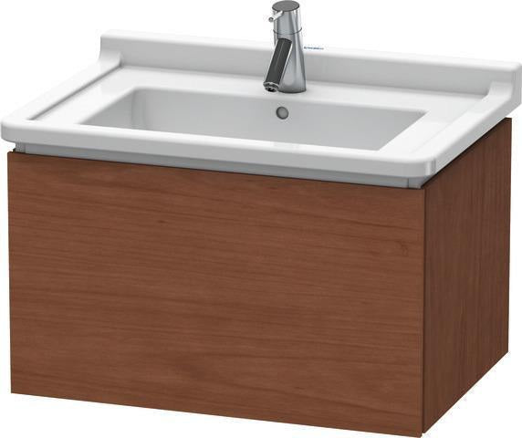 Duravit L-Cube Waschtischunterbau 670 mm taupe supermatt, 1 Auszug mit Tip-On-Technik