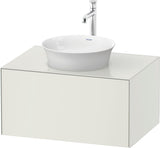 DURAVIT White Tulip Waschtischunterbau 800 mm, 1 Auszug, LED-Beleuchtung, anthrazit