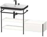 Duravit Happy D.2 Plus Waschtischunterbau 1400 mm mit Metallkonsole supermatt