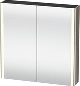 DURAVIT XSquare Spiegelschrank 800 mm mit LED-Beleuchtung, Soft-Close und Front- & Innenspiegel