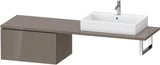 DURAVIT L-Cube Unterschrank 720 mm weiß matt – 1 Auszug, wandhängend, Tip-on