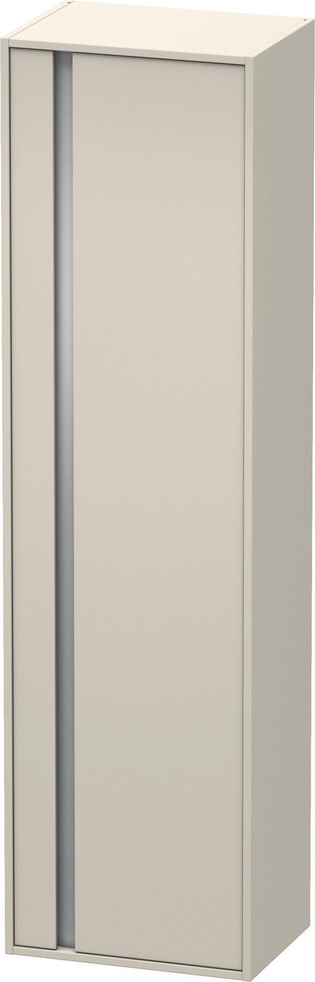 DURAVIT Hochschrank Ketho 500 mm weiß matt, 1 Tür links, wandhängend
