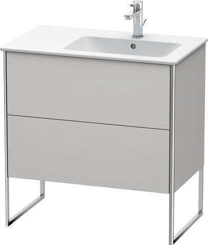 Duravit XSquare Waschtischunterbau 810x832x478 mm mit 2 Auszügen in seidenmattem Esche-Ahorn