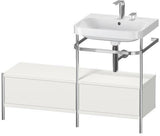 Duravit Waschtischset Happy D.2 Plus 1200x490mm taupe supermatt – Einrichtungssystem Nussbaum rechts
