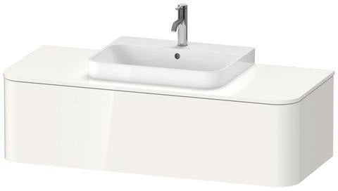 Duravit Waschtischunterbau Happy D.2 Plus 1300 mm taupe supermatt mit Tip-On-Technik