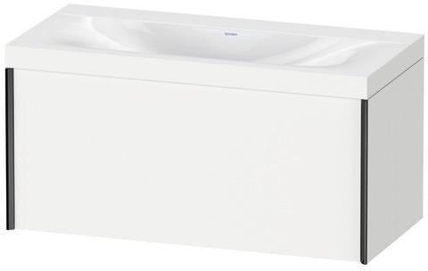 Duravit Waschtischunterbauset XVIU 1000x480mm Eiche Massiv s-matt mit Viu Waschtisch