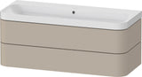 Duravit Happy D.2 Waschtischset 1175 mm wandhängend mit Tip-on Technik und Soft-Close
