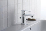 DURAVIT A.1 Einhebel-Waschtischmischer mit Zugstange, Chrom – 95 mm Ausladung, Keramikmischsystem