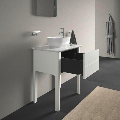 DURAVIT Luv Waschtischunterbau bodenstehend 638 mm weiß seidenmatt mit 1 Auszug