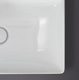 Duravit DuraSquare Möbelwaschtisch 800 mm, weiß, mit Hahnlochbank