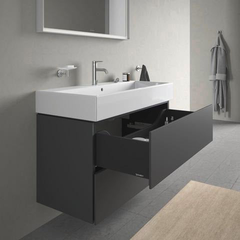 DURAVIT L-Cube Waschtischunterbau 984 mm, 2 Schubkästen, Weiß Matt, Wandmontage