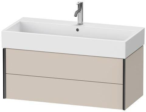 Duravit Waschtischunterbau XVIU 984x397x454 mm – 2 Schubkästen, Siphonausschnitt, Strukturmatte