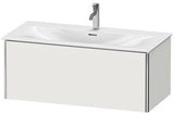 Duravit Waschtischunterbau XSQUARE 1010 mm wandhängend für Viu 234410 in Taupe Matt
