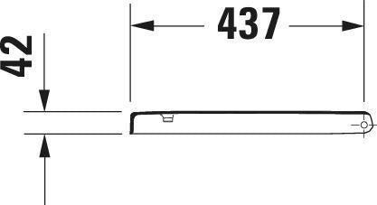 DURAVIT WC-Sitz Starck 1 mit SoftClose Absenkautomatik, weiß, Duroplast, abnehmbar