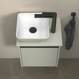 DURAVIT Sivida Aufsatzbecken Set mit Konsole 410x330mm Weiß ohne Hahnloch