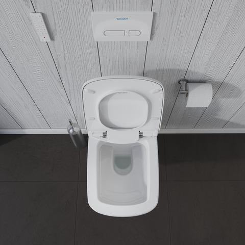 DURAVIT SensoWash Slim Dusch-WC-Sitz für DuraStyle, weiß, mit Fernbedienung & Durchlauferhitzer