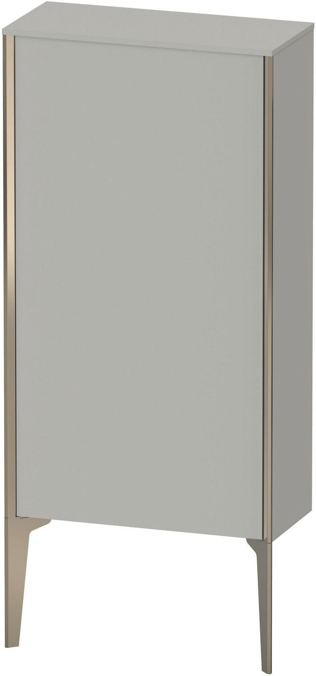 DURAVIT XViu Halbhochschrank 500 mm betongrau matt mit Tip-on Technik und Soft-Close