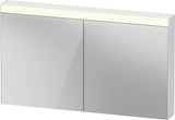 DURAVIT Spiegelschrank Licht & Spiegel Weiß 1210 mm mit LED-Beleuchtung und Soft-Close