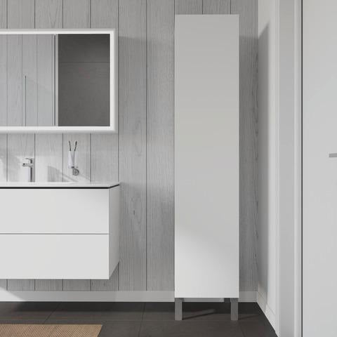 Duravit Hochschrank L-Cube 363x400x1760mm, 1 Tür, links, amerikanisch Nussbaum
