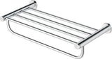 DURAVIT D-Code Handtuchablage 650 mm Chrom mit 4 Stangen & Handtuchhalter