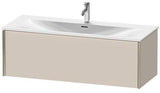 Duravit Waschtischunterbau XVIU 1210x397x480mm 1 Az Nussbaum mitte s-matt – Wandhängend