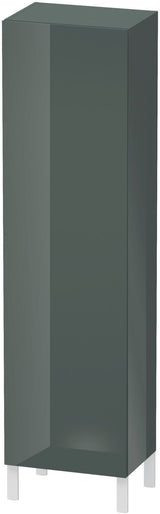 Duravit L-Cube Hochschrank 1760 mm, 1 Tür links, Amerikanisch Nussbaum – Wandhängend, Soft-Close